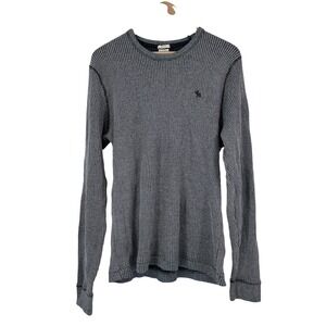 vintage Y2K Abercrombie & Fitch Muscle Thermal Shirt men's XL‎ waffle knit
